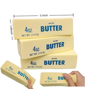 Slow Rising Squishy Toy Butter Stick - Scented Super Soft Squishy Butter Stick Toy for Stress Relief, Anxiety, Realistic Aroma Therapy Desk Toy for Kids Teens Adults | Fun Christmas Birthday Valentine Gift Idea for Office Home School