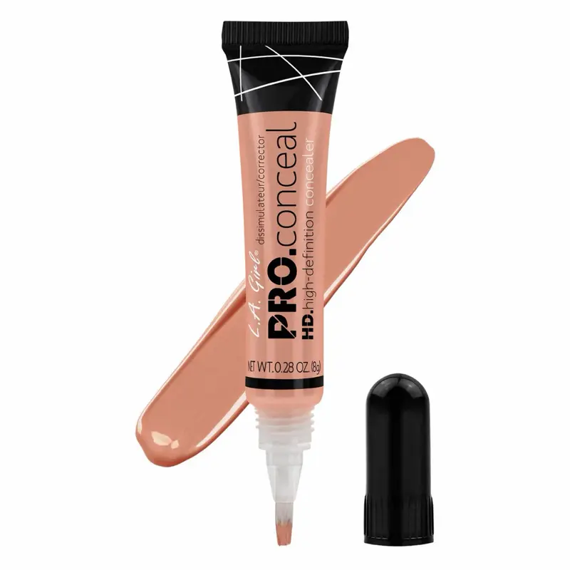 L.A. Girl Pro Conceal HD High-Definition Color Corrector Cosmetic, 0.28 fl oz Lightweight Hyaluronic Acid Concealer for Even Skin Tone, Redness Reduction, Dark Spot & Dark Circles Treatment, Brightening Long-Wear Natural Look Base, 8G