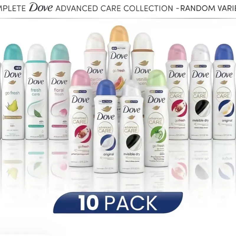 3 pcs dove deodorant