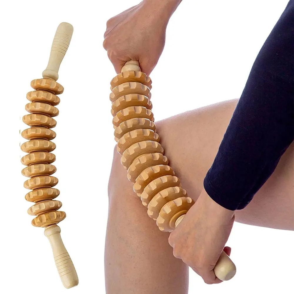 Lymphatic Drainage Manual Massage Tool for Daily, 1 Count Gentle Wooden Massager for Sculpting, Muscle Shaping, Massagers, Body Care