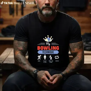 My Bowling Technique T-Shirt – Hilarious Bowling Gift for Fans