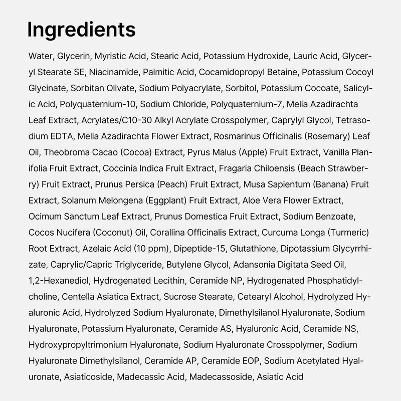 [NEW] Azelaic Acid Gummy Whip Cleanser | Cleansing Foam For Troubled Skin | Use After Spot Care & Excess Sebum Control | Niacinamide, Glycerin | Soothing, Pore Cleansing Face Wash | Korean Skincare