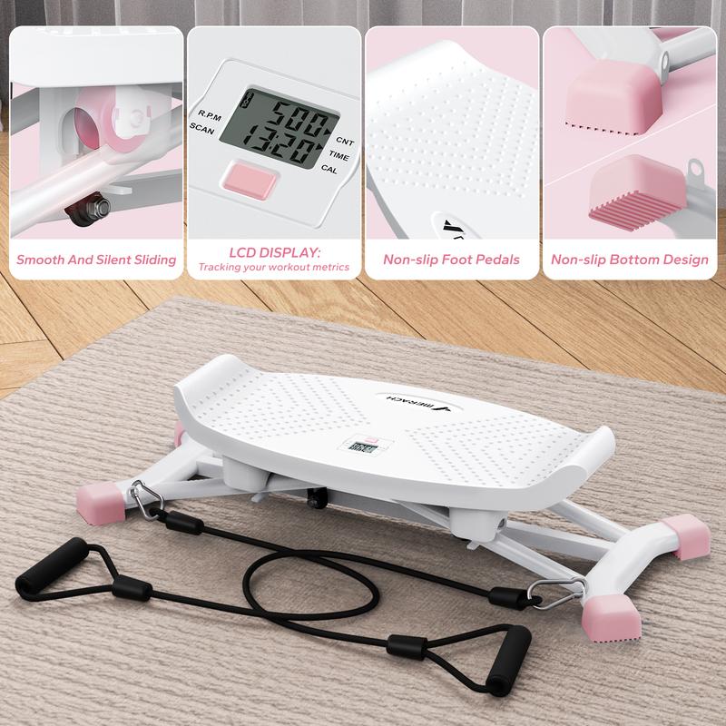 Merach Ski Simulator Training Machine, Low-Impact Plyometric and Leg Exercise Machine, Full-Body Cardio Equipment for Home Gym, Fun Aerobic Training, TikTokShopBlackFriday