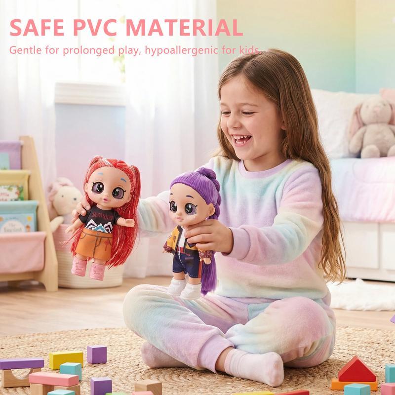 10 Inch Design, Rumi Mira Zoey Kpop Dolls Anime Action Figure, 5 Joints 5D Eyes Anime Inspired Demon Hunters Figure Toy