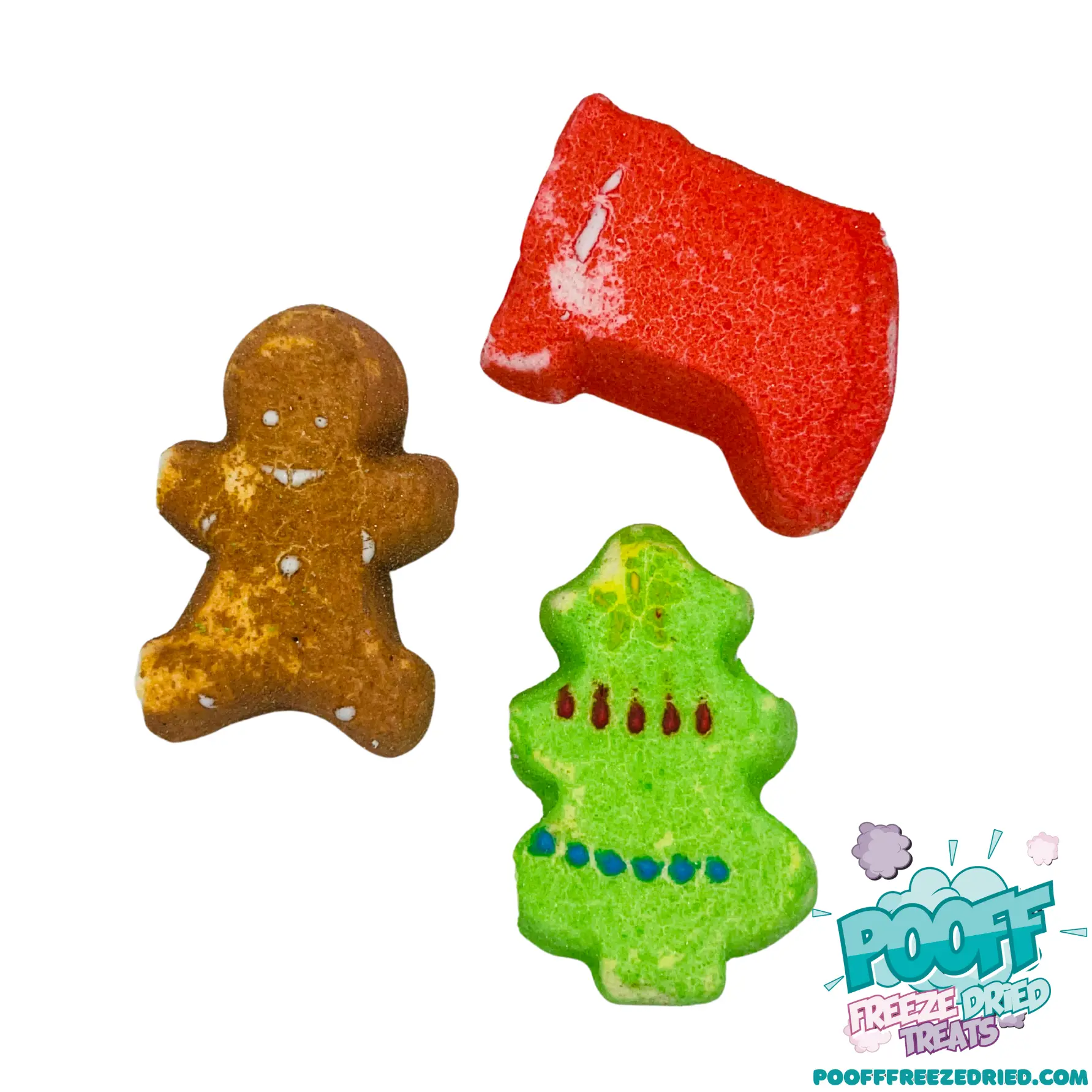 Freeze Dried Christmas Marshmallows