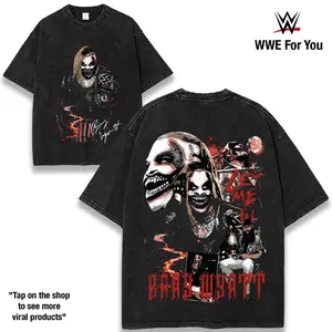 WWE - Bray Wyatt Let Me In Red Tshirt, Wrestler Shirt, WWE Shirt, Tee, Unisex T-Shirt, men gifts Menswear Underwear graphic Top Seamless graphic tee graphic hoodies men gifts