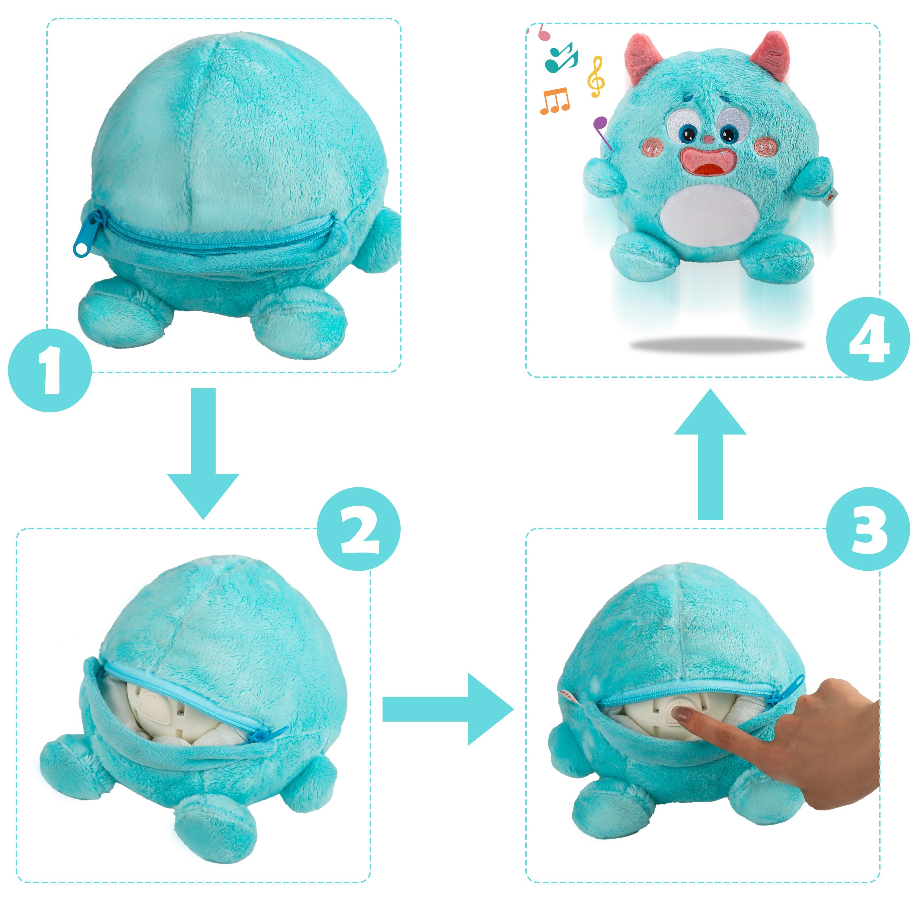 Lumo Puff Bouncing Monster Plush Toy - 9.5