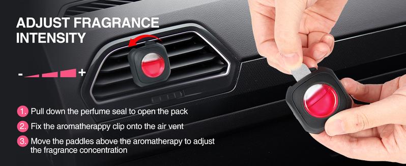 Long-Lasting Scented Car Air Freshener – Vent Clip Car Diffuser