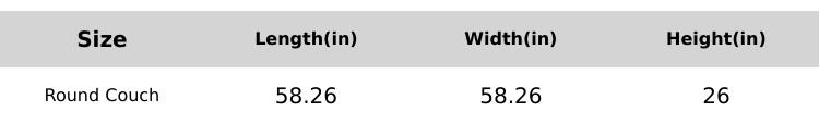 【Black Friday Sale】Ovios 59" W Oversized Round Sofa Bed - Fluffy Lazy Bean Bag, Modern Deep Seat Couch for Relaxation, Plush Corduroy Fabric, 3 Pillows Included, No Assembly Required