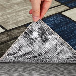 【GARVEE】Washable Rugs 8 x 10 Rug for Living Room Modern Geometric Rug Non Slip Navy Rug Soft Floor Mats Large Area Rug Stain Resistant Carpet for Bedroom Dining Room Nursery Blue/Taupe 8'x10' 【GARVEE】Washable Rugs 8 x 10 Rug for Living Room Modern Geometric Rug Non Slip Navy Rug Soft Floor Mats Large Area Rug Stain Resistant Carpet for Bedroom Dining Room Nursery Blue/Taupe 8'x10'