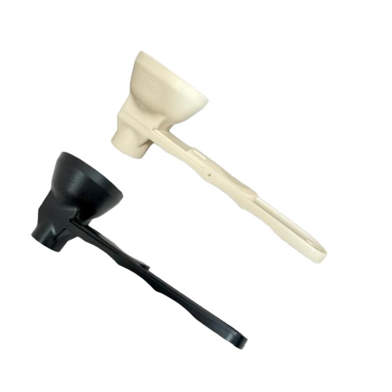 Protein Powder Sliding Spoon, Powder Funnel Scoop, Coffee Leak Proof Spoon,High Quality Scoop for Pre Workout Creatine  Powder Formula Smoothie Kitchen Utensils BPA Free Plastic 2 TBL