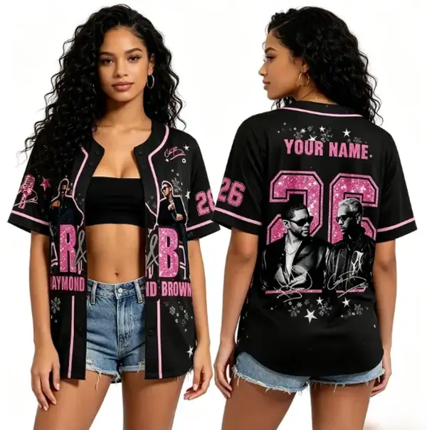 2026 R&B Inspired Music Jersey – Concert Fan Shirt, Streetwear Sports Jersey for Men & Women