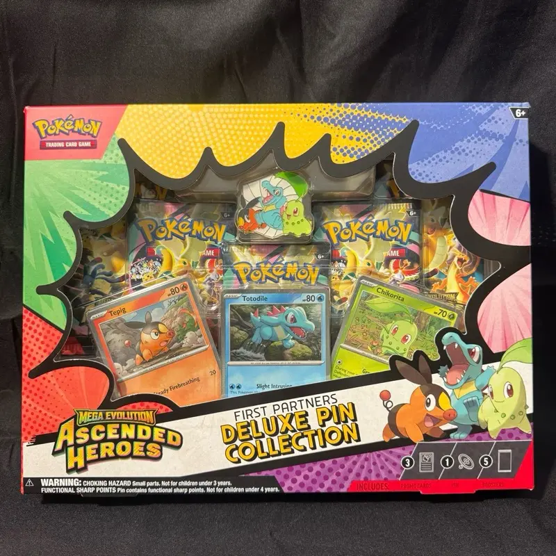 Pokemon Ascended Heroes First Partners Deluxe Pin Collection - TikTok Shop