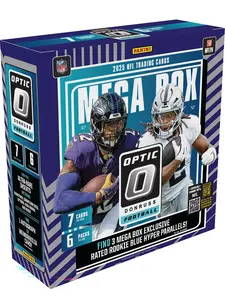 2025 Panini Optic Football Mega Box (Blue Hyper Parallels)