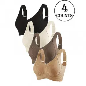 Cross border four piece set [black+white