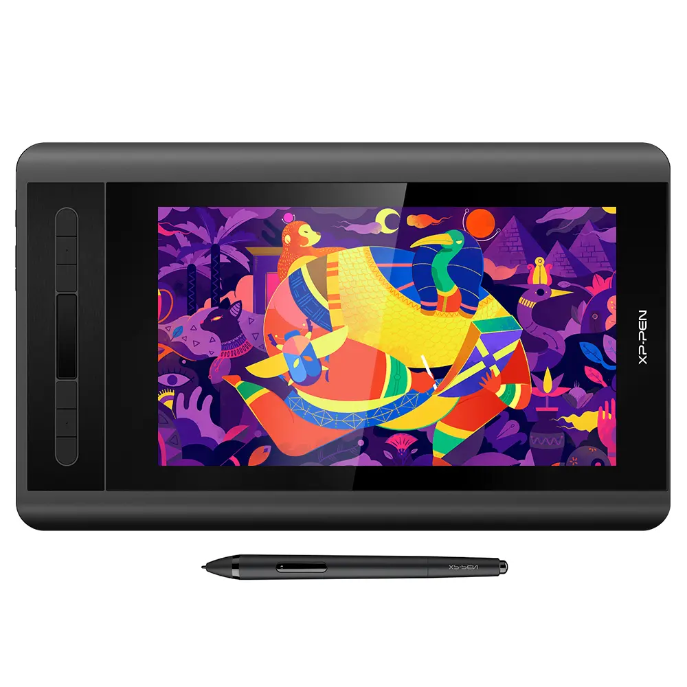 XPPen Artist 12 FHD 11.6'' Graphics Tablet - Writing Tablet with Stylus, Screen, 6 Shortcut Keys, 8192 Pressure Levels, Digital Eraser, Pen Holder for Windows, Mac OS X (Ideal for Artwork), Devices, Usb Cable