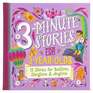 3-Minute Stories Read-Aloud Treasury for Kids, Ages 3-6 – Short & Fun Bedtime Stories