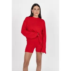 FK Boxer Brief Set Long Sleeve Candy Apple