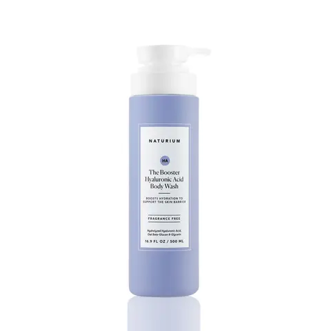 Naturium The Booster Hyaluronic Acid Body Wash (500ml) - Fragrance Free, Hydrating Gel Cleanser to Support Skin's Moisture Barrier