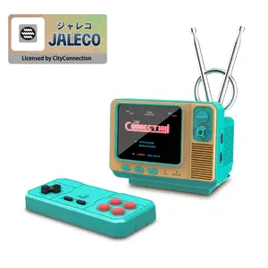 Mini TV Retro Handheld Game Console -42 JALECO Licensed Classic Games, Portable Gaming Toy with TF Card to Expand 80s 90s Games, Support Two Players & Game Save, Ideal Gift for Boys Girls