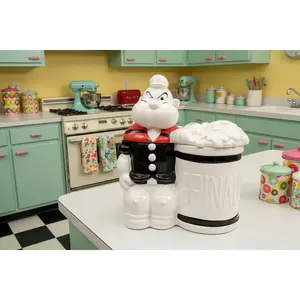Vintage Benjamin & Medwin Popeye & Spinach Cookie Jar