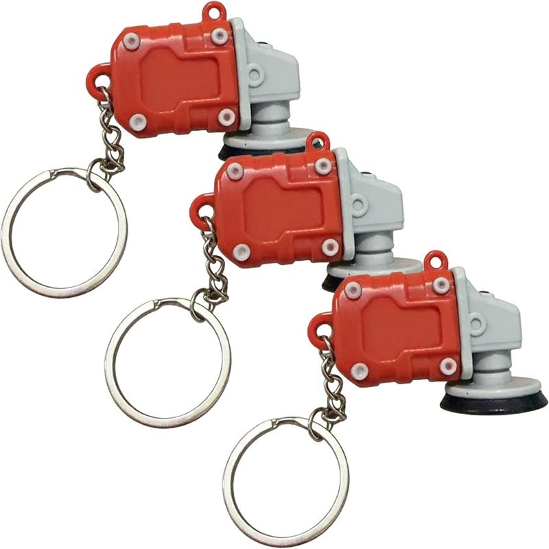 Mini Grinder Keychain,Mini Angle Grinder Keychain,2 in 1 Minis Grinders Keychains,Polishing Tool Keychains,Keychain Attachment