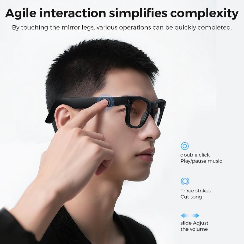 【Ivision6】AI Smart Glasses with 800W HD Camera – OpenAI Recognition, 1080P Anti-Shake Video, Real-Time Translation & Long Battery Life – Travel, Outdoor Adventures, Daily Fun, Hands-Free Convenience, Ideal Gift for Tech Enthusiasts & Frequent Travelers 【Ivision6】AI Smart Glasses with 800W HD Camera – OpenAI Recognition, 1080P Anti-Shake Video, Real-Time Translation & Long Battery Life – Travel, Outdoor Adventures, Daily Fun, Hands-Free Convenience, Ideal Gift for Tech Enthusiasts & Frequent Travelers