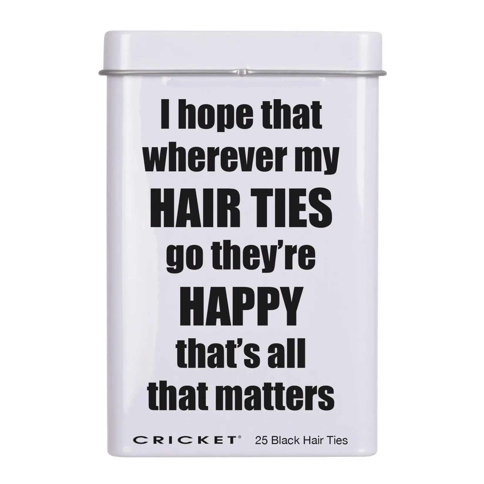 Happy Hair Ties Tin
