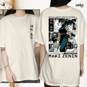 Maki Zenin JJK Shirt, Anime T-shirt Sweatshirt Hoodie, Jujutsu Kaisen Shirt, Anime Love Gift