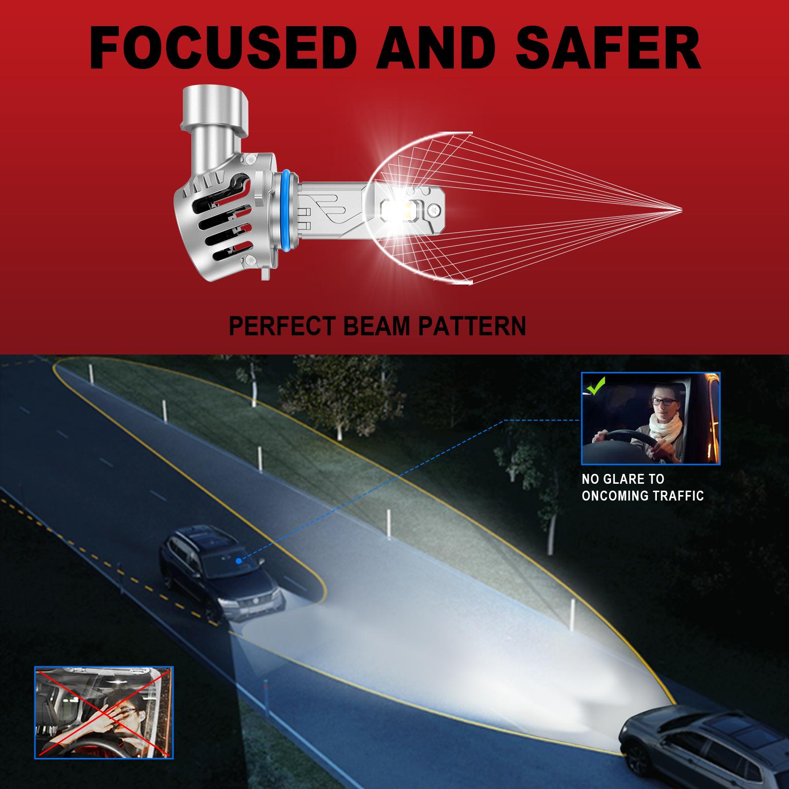 9005 HB3 LED Headlights Kit Low Beam Bulbs 7000LM Super Bright 6000K 9005 HB3 LED Headlights Kit Low Beam Bulbs 7000LM Super Bright 6000K