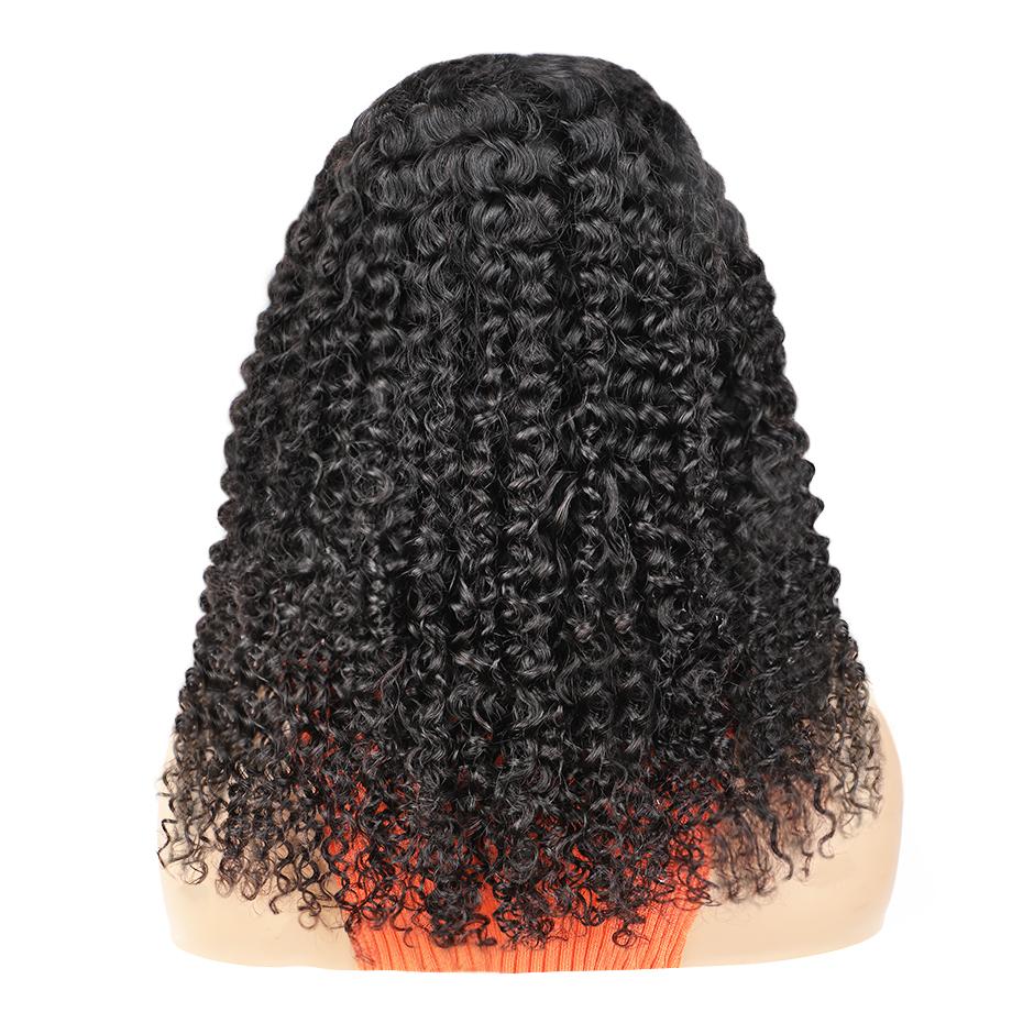 FORGIRL FOREVER 7x5 Kinky Curly Wear Go Wig Bleached Knots Glueless Wig Pre Cut Lace Front Wig Afro Curly Human Hair Wigs For Women