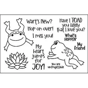 Crafts & Sewing The Stamps of Life Morefrogs2Stamp Clear Stamp Set