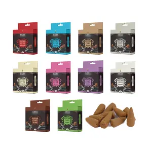 Soul Sticks, Assorted Backflow Cones (10 PK) Home Fragrance Decor Air Fragrance Diffuser