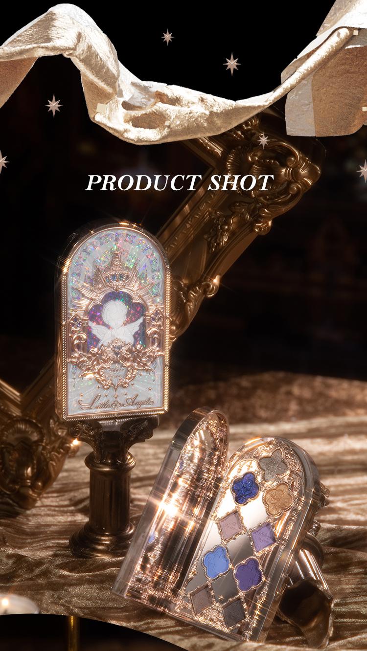 Flower Knows Little Angel Collection 9-Color Eyeshadow Palette, longlasting, matte, shimmer, silky, dealsforyoudays