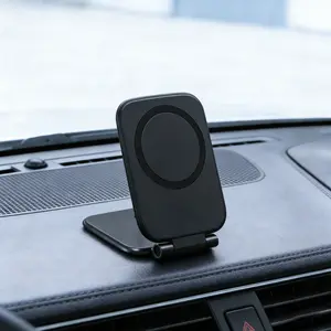 Magnetic Phone Holder for Car, MagSafe Car Mount with Dual Side Strong Magnets,Ultrathin Adjustable Cell Phone Holder, Car Accessories for Women Men, Fit for All Phone, Dashboard, Laptop, Gym