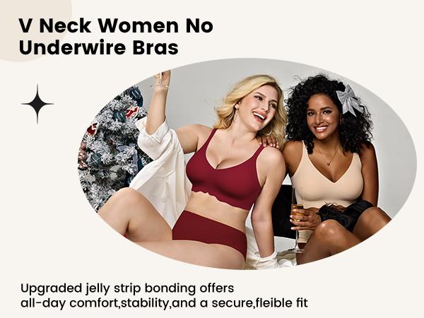 As Fairy Bras for Women Seamless Wireless Everyday Bra Comfortable Push Up Womenswear Full Coverage No Underwire Supportive Bra