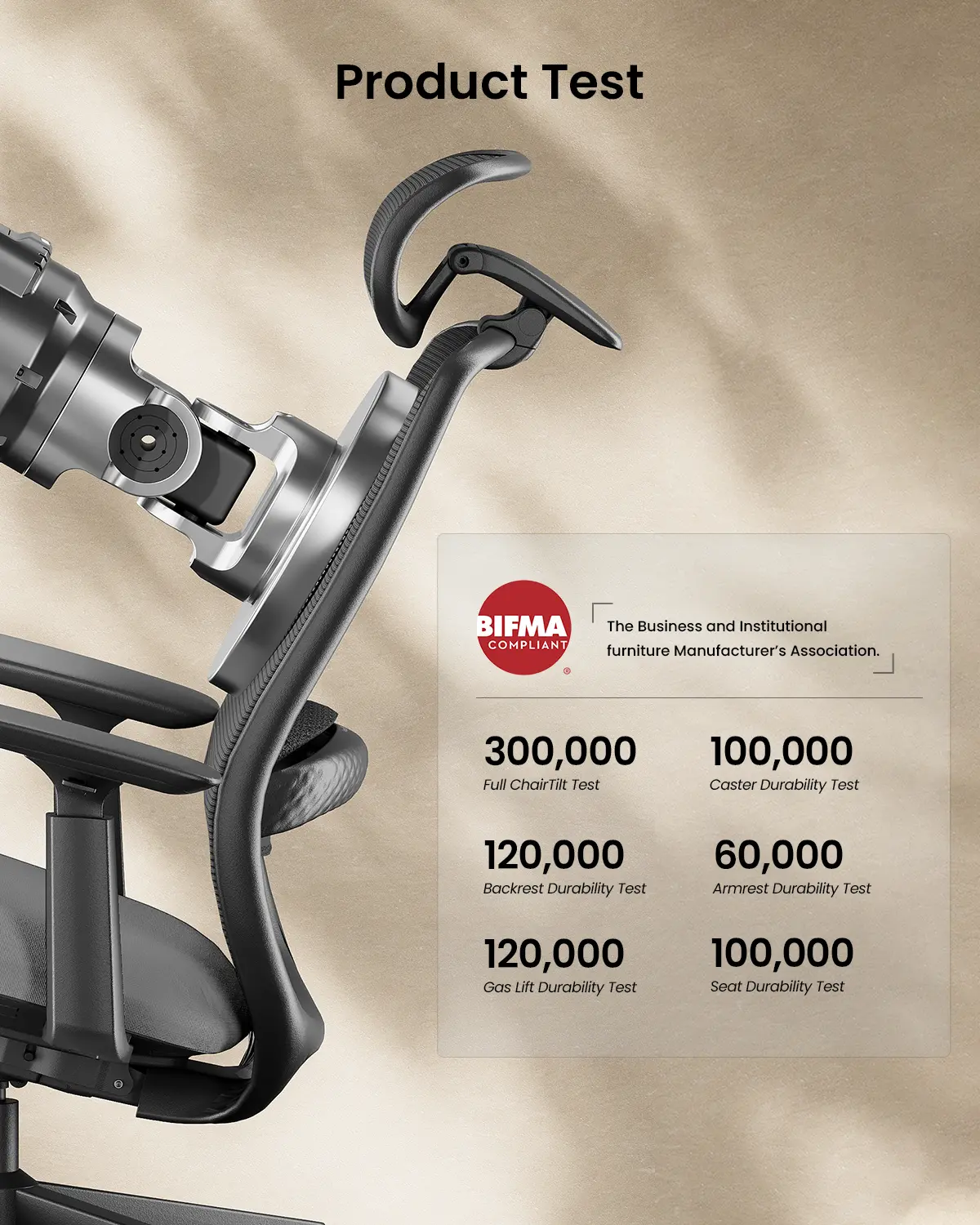 ProtoArc Ergonomic Office Chair – EC200 High-Back Mesh Computer 