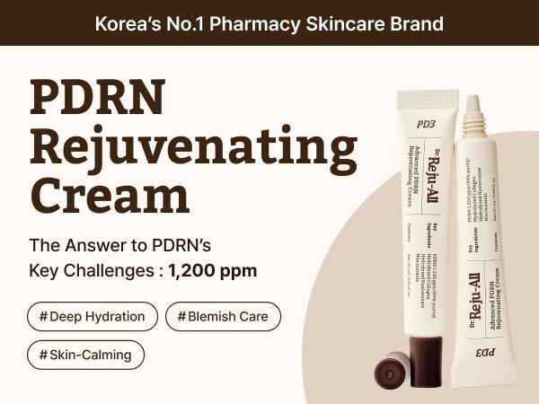 [Dr. Reju-All Official] Advanced PDRN Rejuvenating Cream – 99% Pure Salmon DNA Gel Type Face Moisturizer – Optimal 1200ppm for Glass Skin & Plumping – Korean Pharmacy Anti-Aging Skin Care Face Cream - 0.7 & 2 Fl Oz