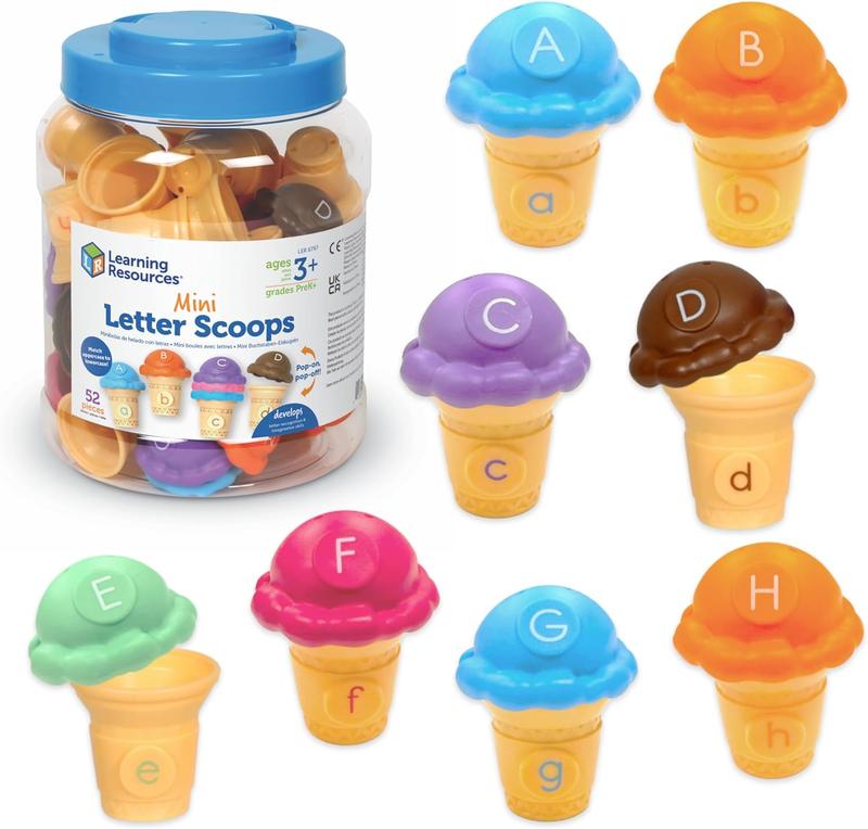 Learning Resources Mini ABC Pops, Letter Scoops