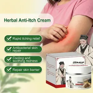 Premium All-Natural Herbal Soothing Cream forPsoriasis, Eczema, Dry & Sensitive Skin Relief IPlant-Based Itch Treatment Balm for MosquitoBites 30g