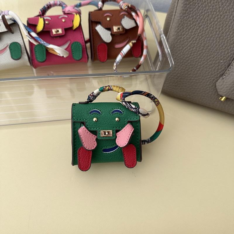 Mini Tiny PU Leather Handbag Decoration Pendant Bag For Airpods 4 3 2 Pro 2 For Galaxy Buds 3 3Pro 2 2Pro/Buds FE Headphone Case