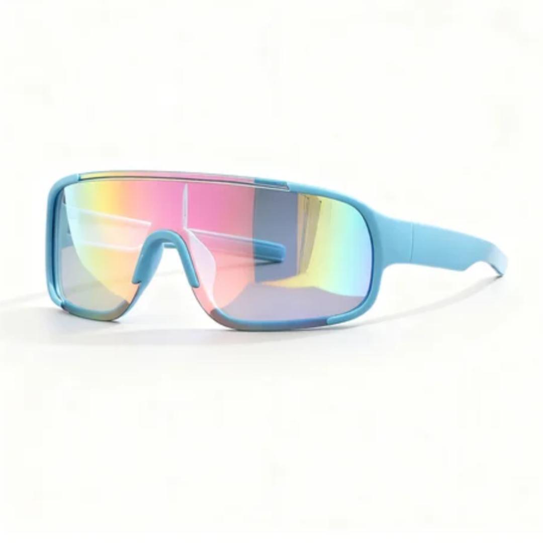 Paleshy 6 Pack Sports Sunglasses UV400 Protection Wraparound Eyewear for Cycling Running Hiking Lightweight Assorted Colors Unisex PC Frame