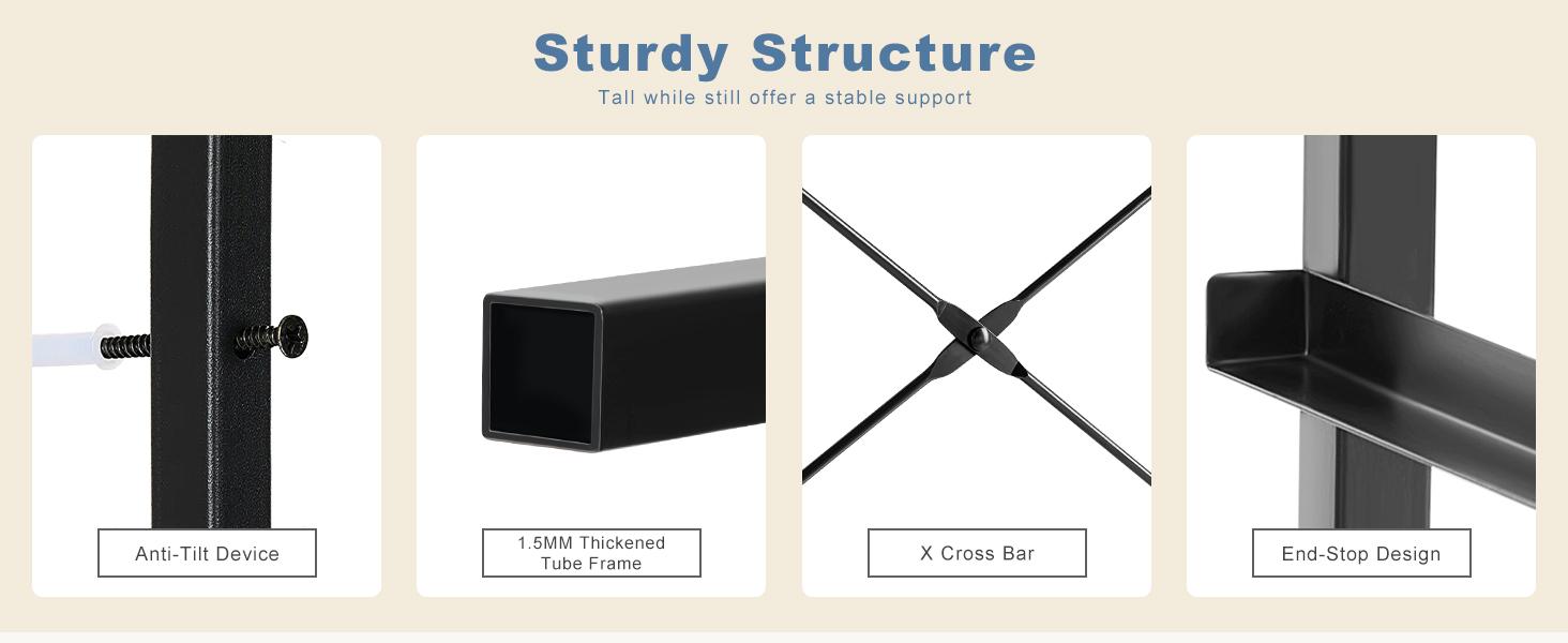 Sweet Furniture F Dresser - Fabric Storage Tower with 10 Drawers, Bedroom Drawer Dresser Organizer, Chest of Drawers with Fabric Bins, Steel Frame and Wood Top for Bedroom, Closet, Entryway Assembled