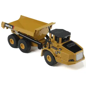 1/50 Scale Die-Cast Mobile Crane Truck Model – Extendable 27.5 Inch Boom Arm, 360° Rotating Cab and Retractable Hook Line, Alloy Metal Heavy Construction Vehicle Gift for Kids and Adults