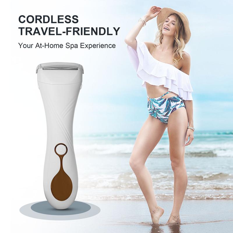 Smooth & Safe Electric Shaver for Women, Rechargeable Dry Use Razor for No Nicks & Bumps on Legs, Underarm, Bikini Area, Gentle Lady Shaver