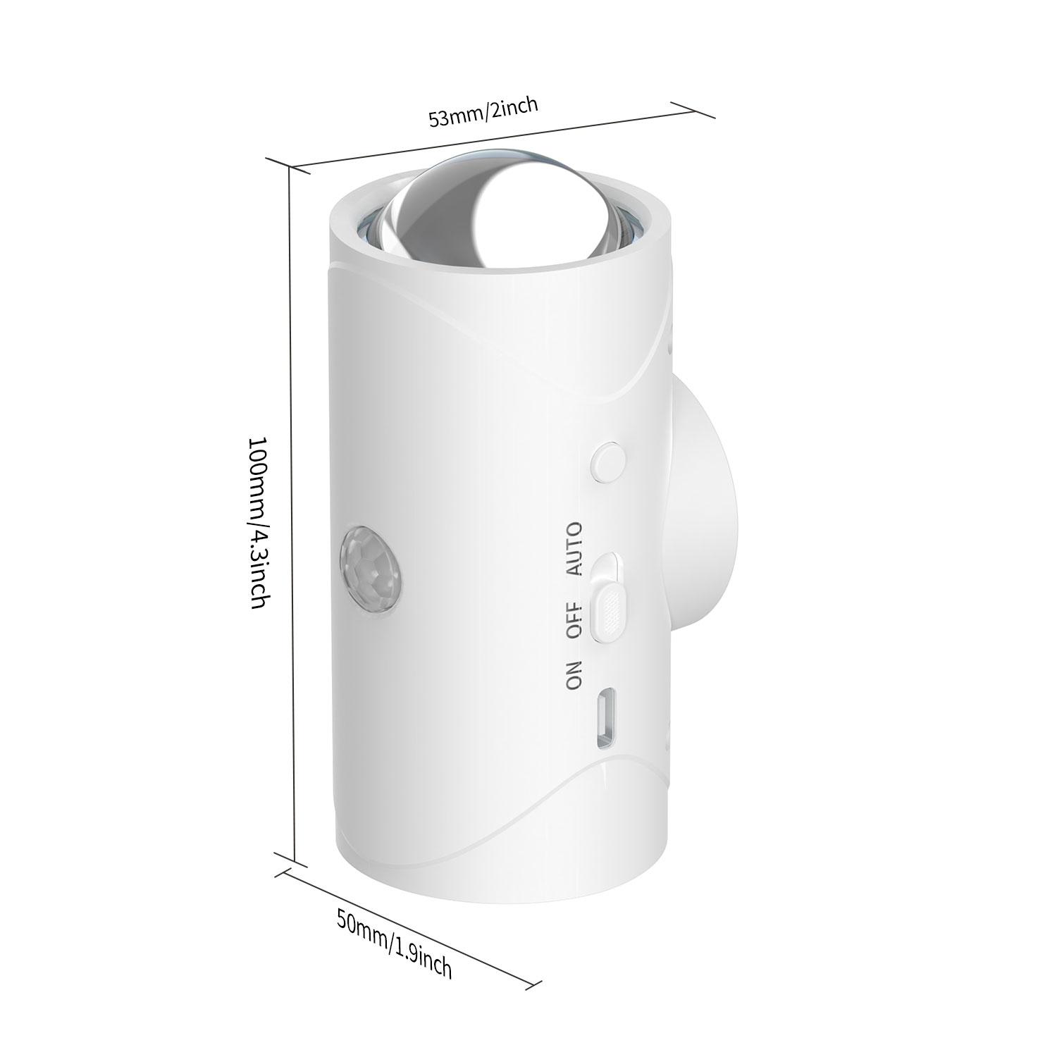 Motion Sensor Light Indoor, Rechargeable Battery Night Light, Ultra-Long Battery Life, Magnetic Stick On Motion Sensor Light 3 Brightness Adjustment Modes for Bedroom, Stairway, Hallway, Outdoor, RGB, Sunset Night Lamp, Christmas, dimmable wall lamp fathe