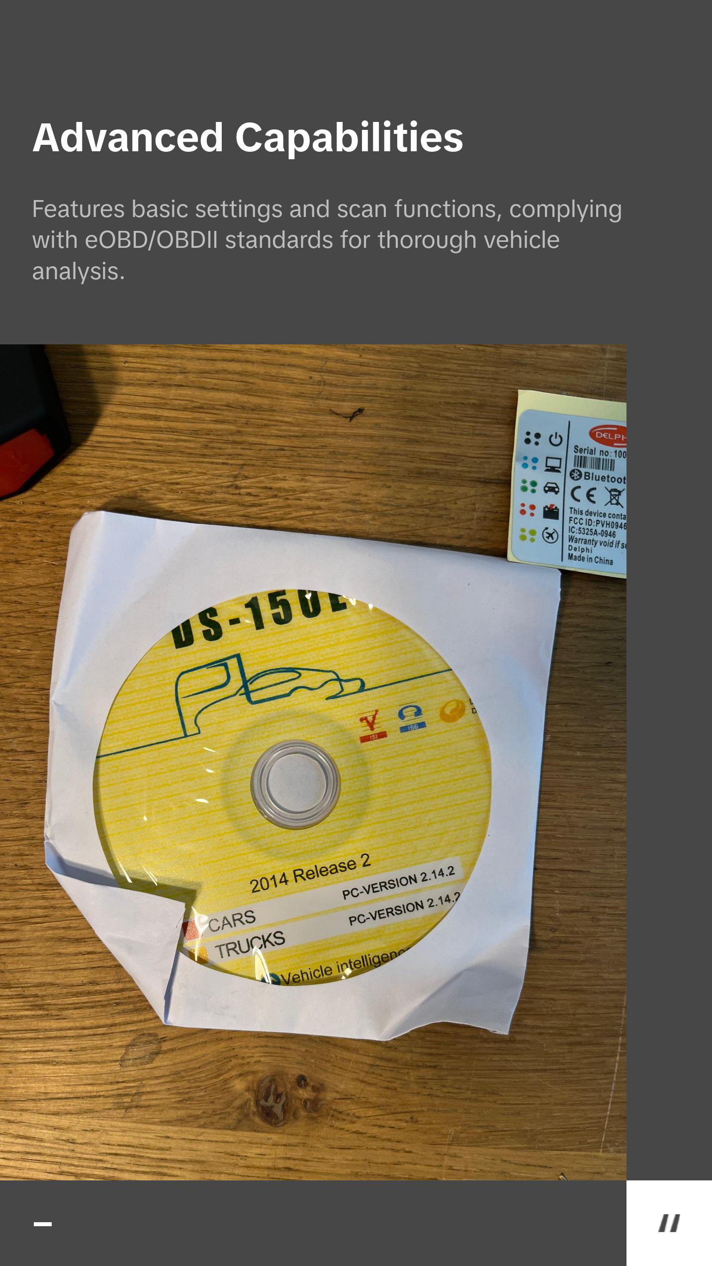 2016 DS150E Diagnostic Tool for Cars and Trucks OBD2 Code Reader Scanner for BMW VW Audi