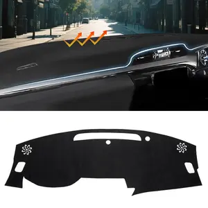 Dash Cover Mat for Nissan Altima 2019-2025 2026 (L34 Body Code, Without HUD) Dashboard Cover Non-Slip Pad Carpet Odorless Sunshade Glare UV Rays Protector