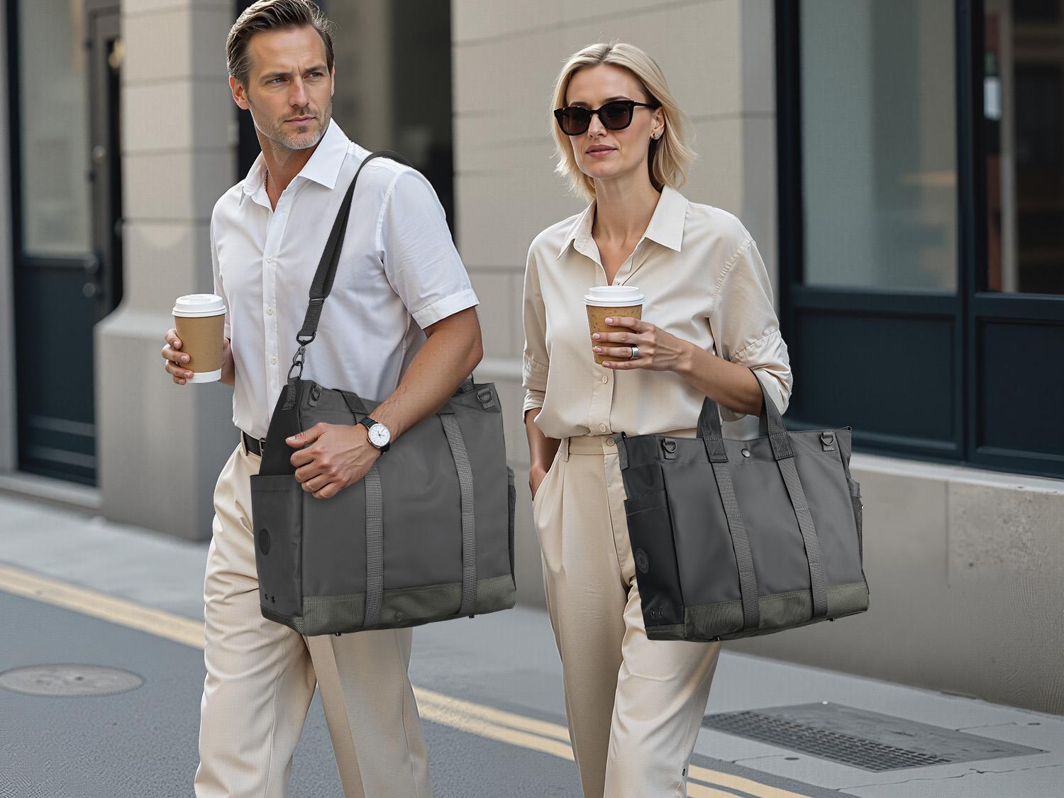 travel inspira Laptop Tote Bag for Women/Men, Versatile Work Bag with Adjustable Shoulder Strap, Water-Repellent Travel-Ready Duffle Bag with Reinforced Bottom for Travel, Work, School and Business travel inspira Laptop Tote Bag for Women/Men, Versatile Work Bag with Adjustable Shoulder Strap, Water-Repellent Travel-Ready Duffle Bag with Reinforced Bottom for Travel, Work, School and Business