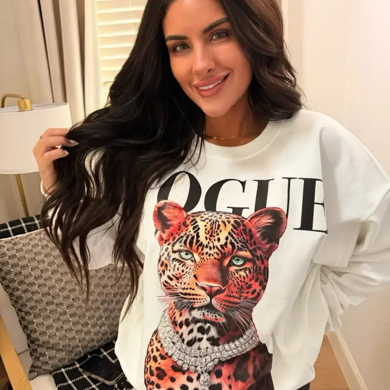 Cheetah sweatshirt